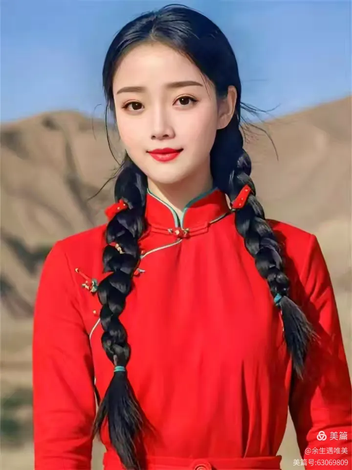 民族风情-唯美民族风(31)〖乡土气浓厚的陕北辫影